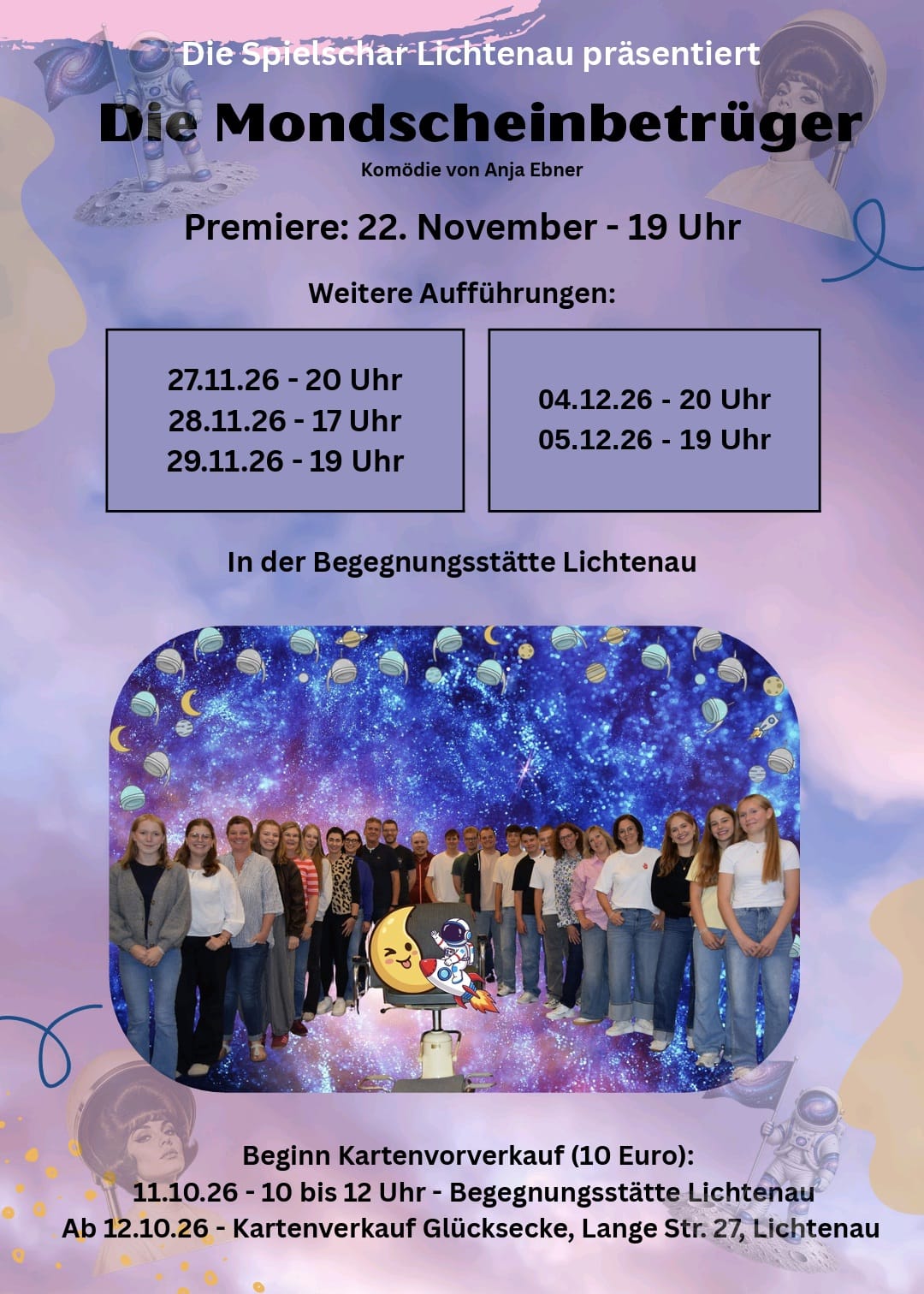 Die Mondscheinbetrüger - Komödie - Spielschar Lichtenau